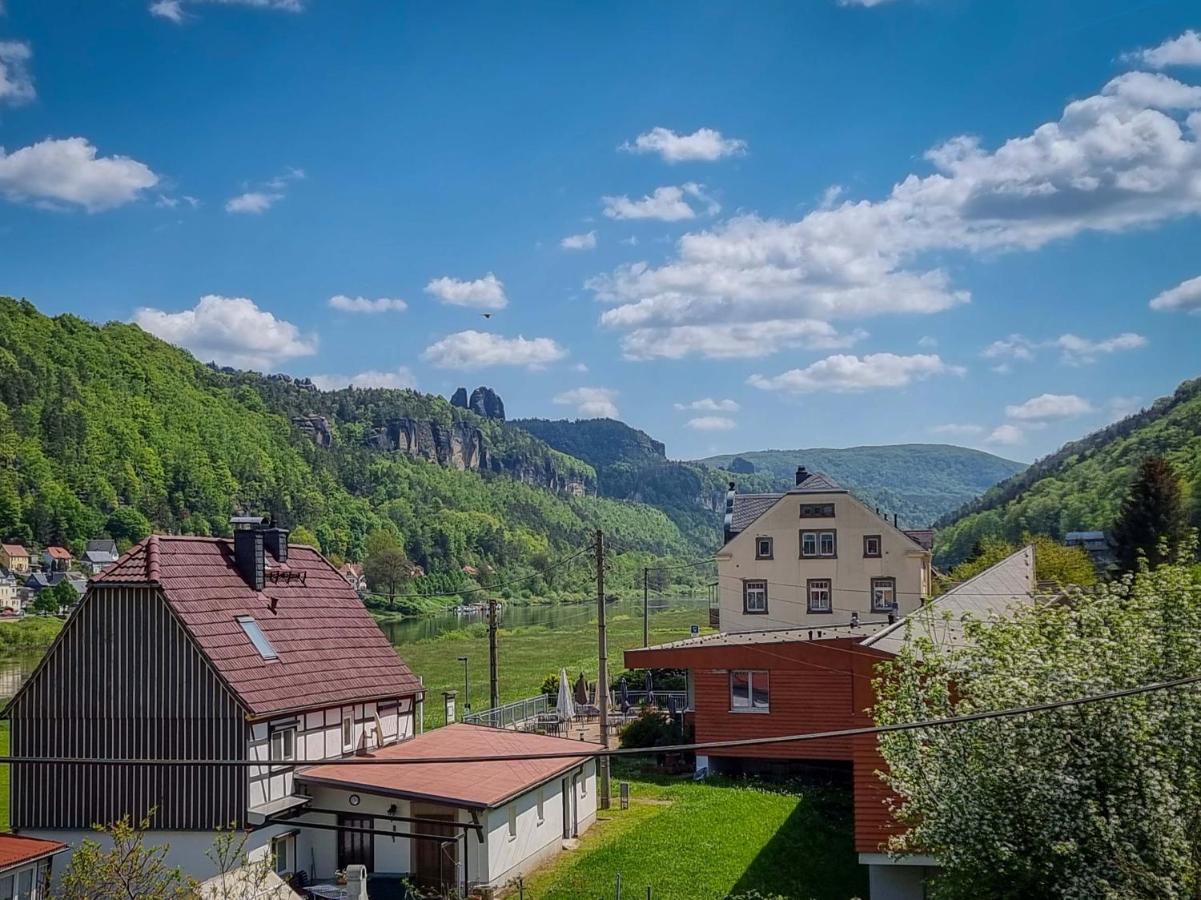 Ferienappartements Elbaussicht - Krippen Bad Schandau Exteriér fotografie