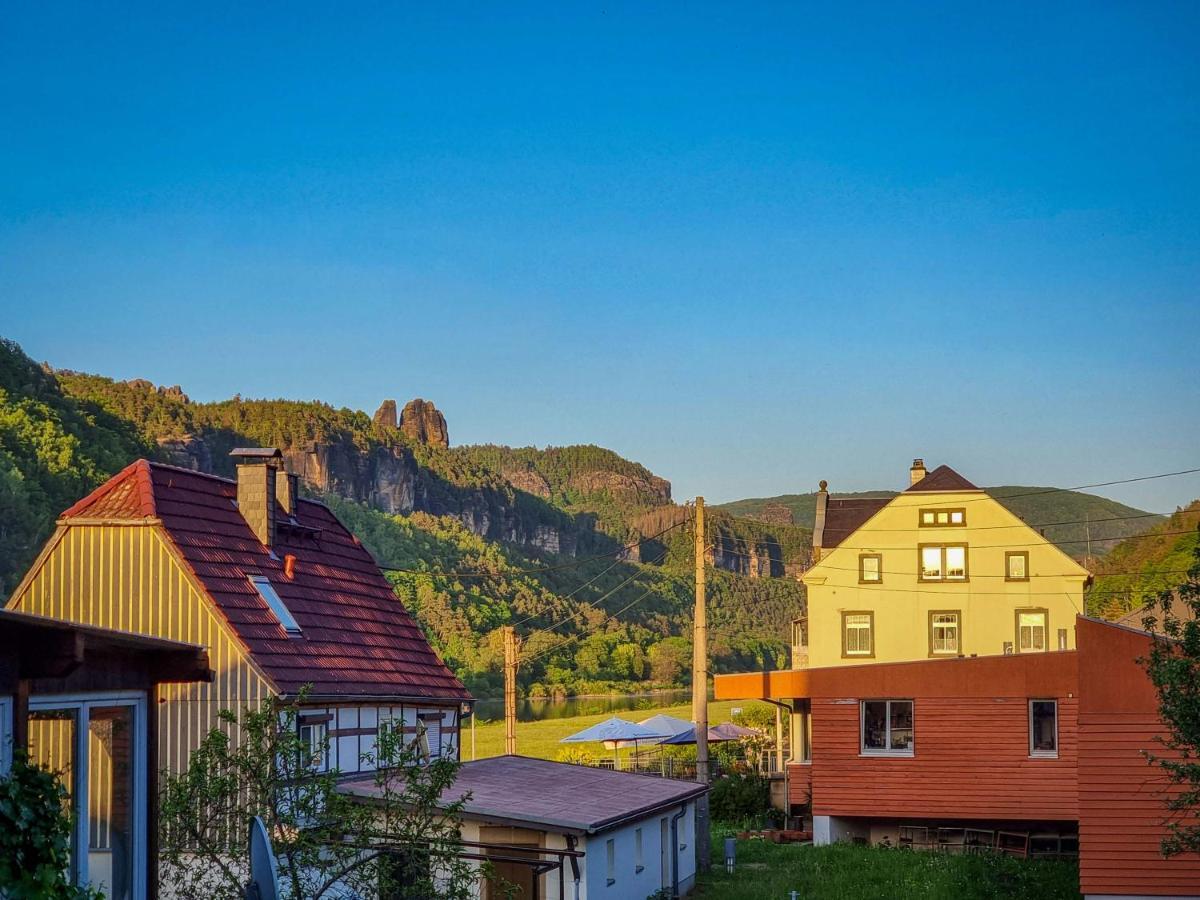 Ferienappartements Elbaussicht - Krippen Bad Schandau Exteriér fotografie