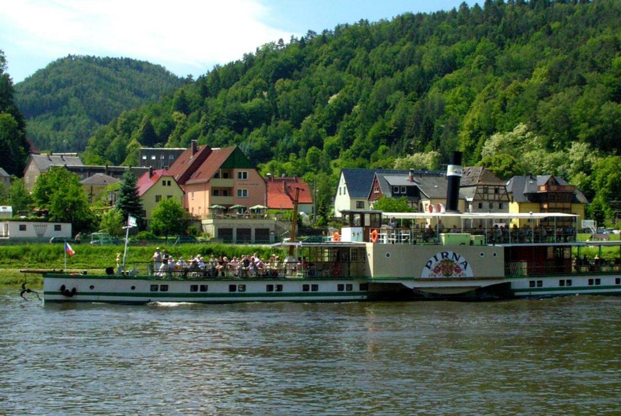 Ferienappartements Elbaussicht - Krippen Bad Schandau Exteriér fotografie