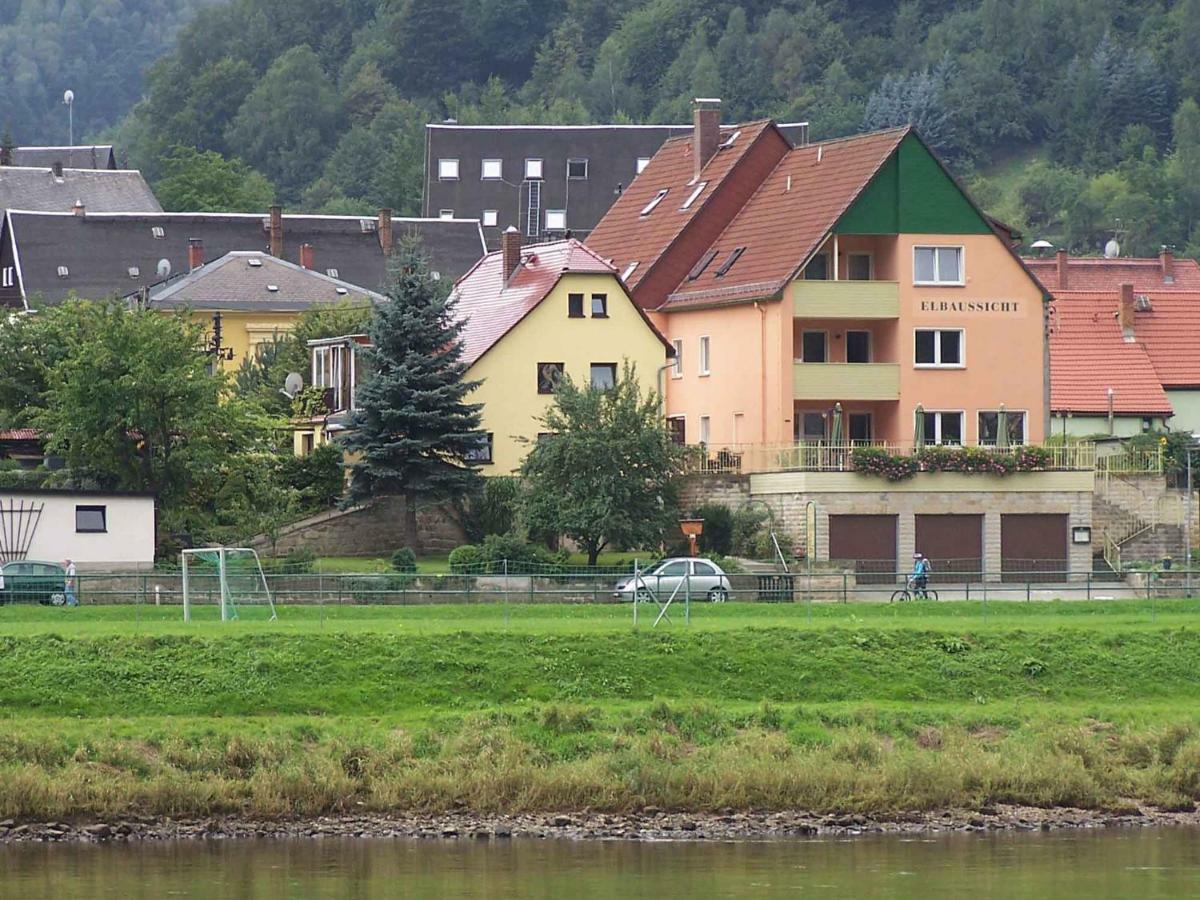 Ferienappartements Elbaussicht - Krippen Bad Schandau Exteriér fotografie