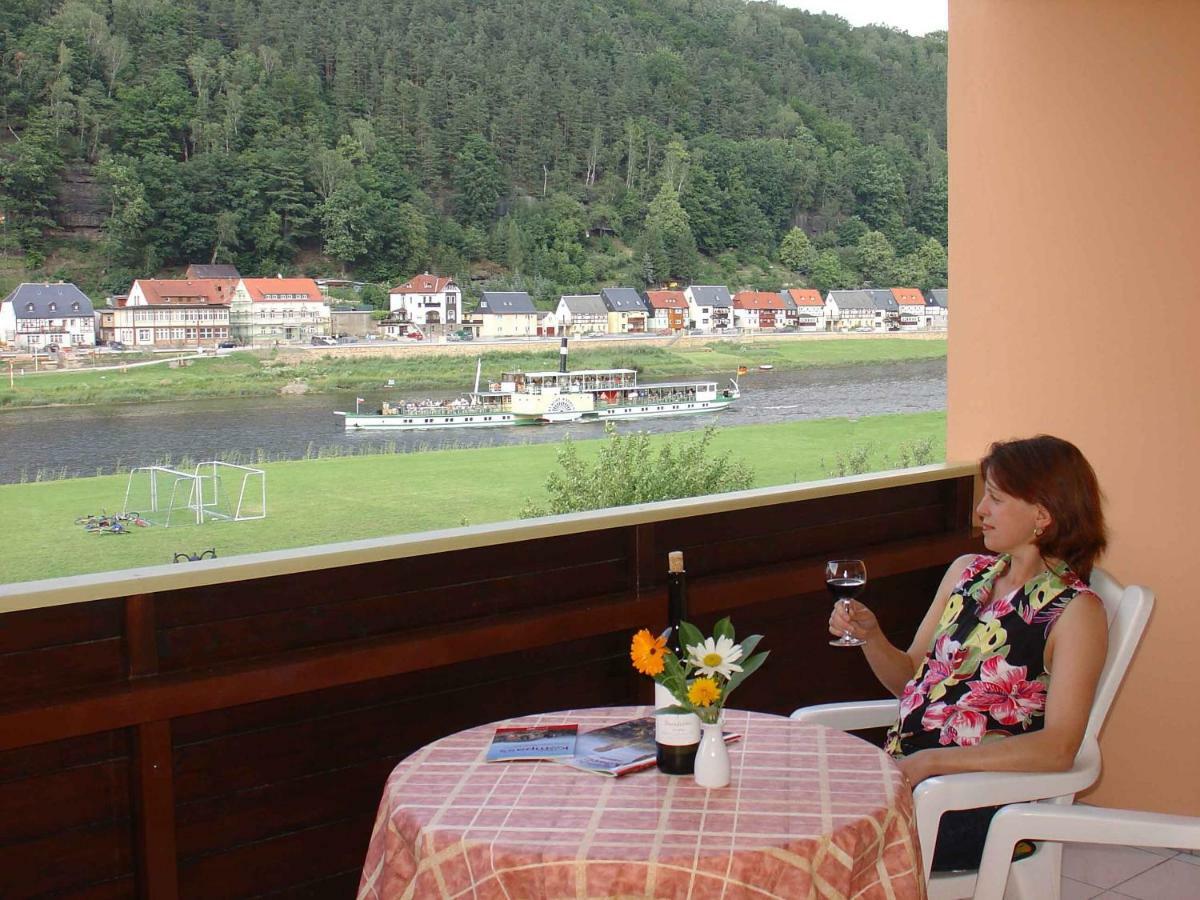 Ferienappartements Elbaussicht - Krippen Bad Schandau Exteriér fotografie