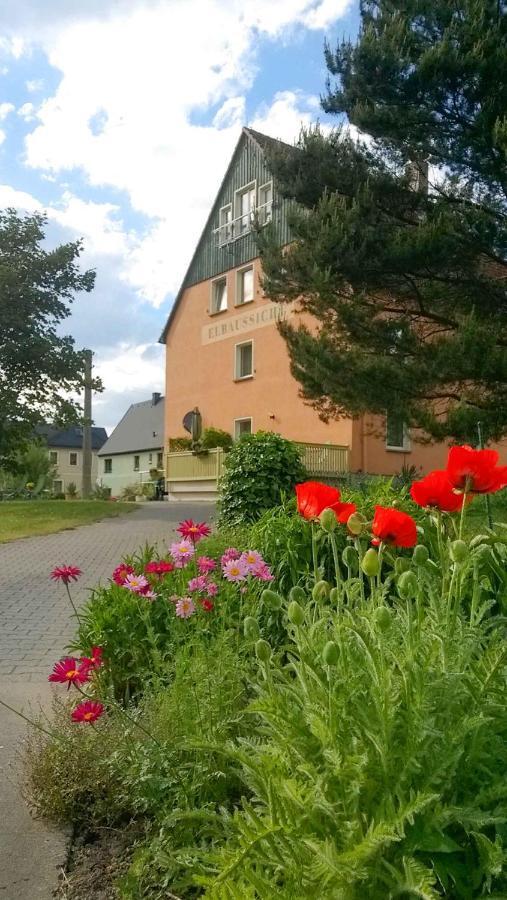 Ferienappartements Elbaussicht - Krippen Bad Schandau Exteriér fotografie