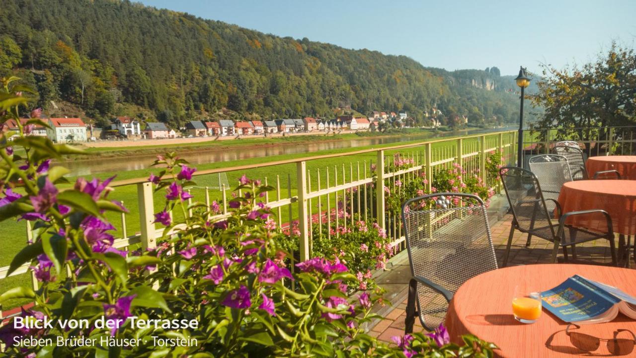 Ferienappartements Elbaussicht - Krippen Bad Schandau Exteriér fotografie