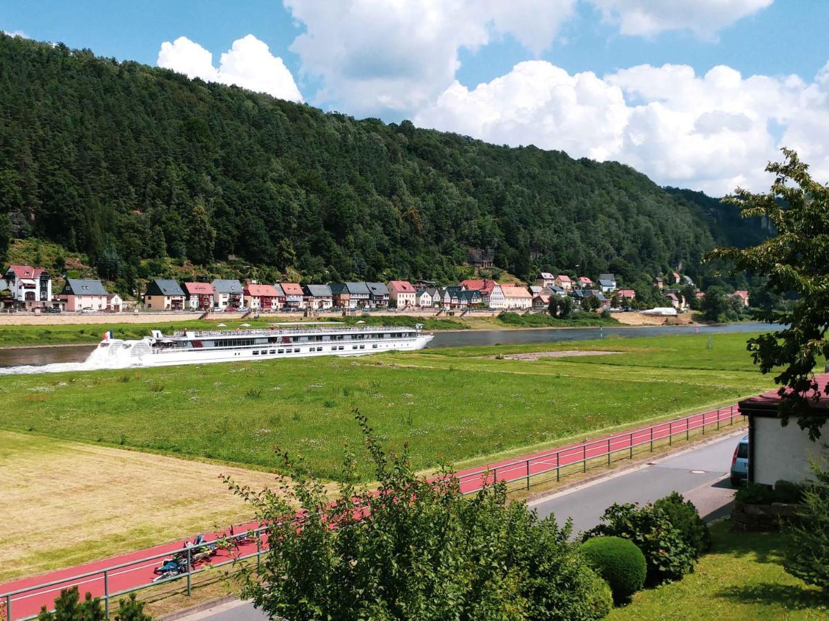 Ferienappartements Elbaussicht - Krippen Bad Schandau Exteriér fotografie